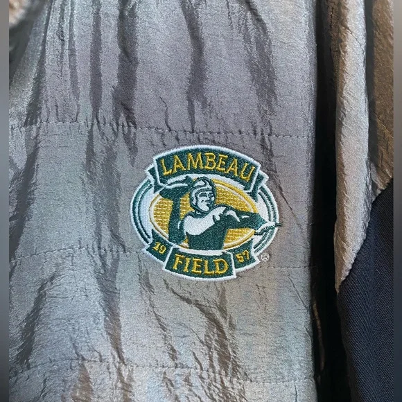 Champion Men’s Green Bay Packers Lambeau Field XL Quarter Button Pullover - Picture 3 of 4